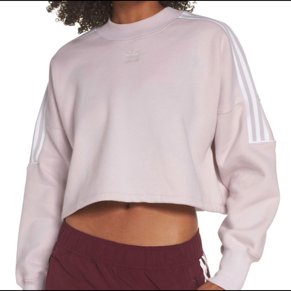 Adidas cropped sweatshirt